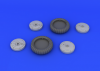 Eduard 632018 Bf 109G-6 wheels 1/32 (Revell)